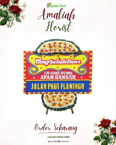 Bunga Papan Congratulation di Tomang